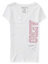 Dámské triko Aero 87 V-Neck Graphic T - Bílá